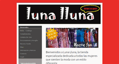 Desktop Screenshot of luna-lluna.com